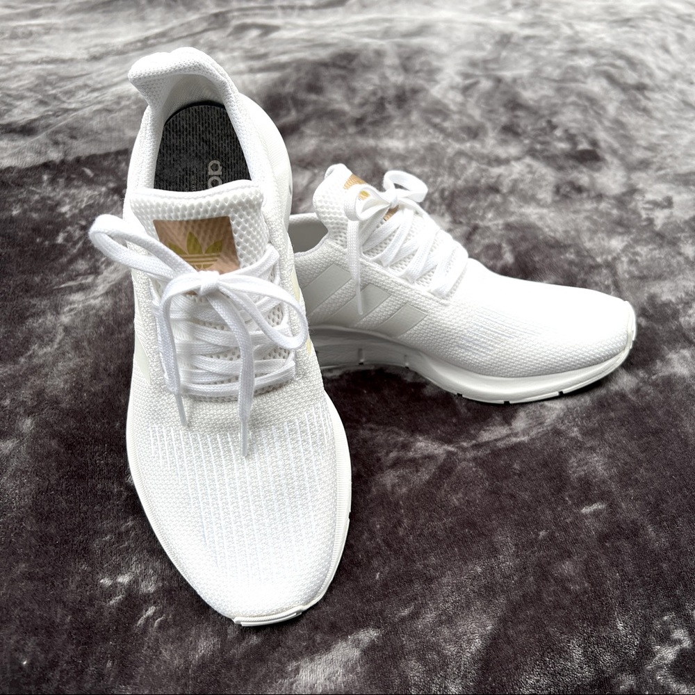 Adidas Swift Run Athletic Shoe - Cloud White/White